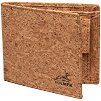 Monedero delgado de piel auténtica- muy cómodo y muy estable- #Easycomfort Beige corcho Triffold